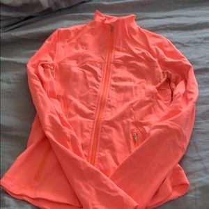 Lululemon size 4 orange zip up!